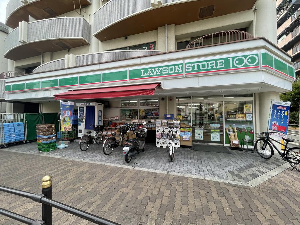 コンビニ　ローソンストア100西淀川大和田店（コンビニ）まで364m