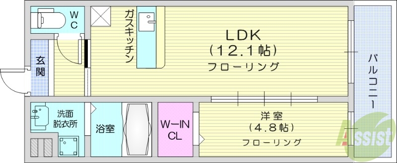 【メゾンド桜の間取り】