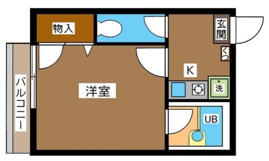 杉並区荻窪のアパートの間取り