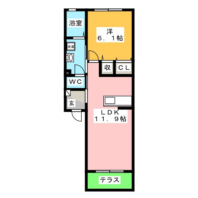 サン・ハイム和の間取り