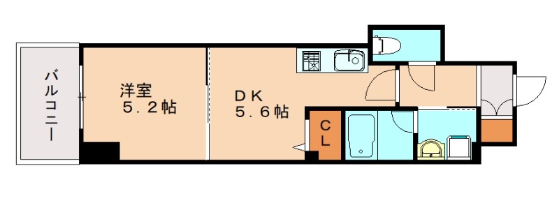 レニター小倉サンライズビューの間取り