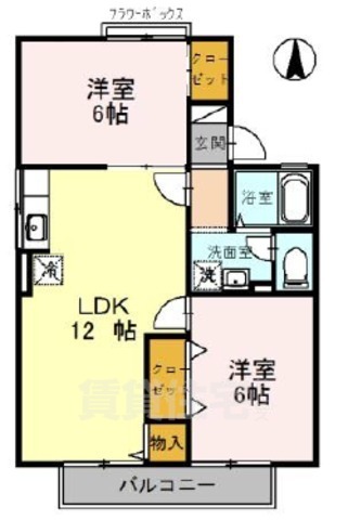 シャルマンコート A棟の間取り