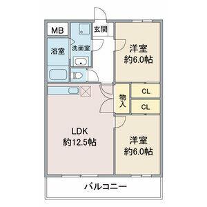 長久手市富士浦のマンションの間取り