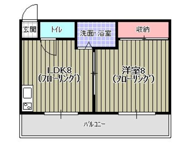 丸万コーポの間取り