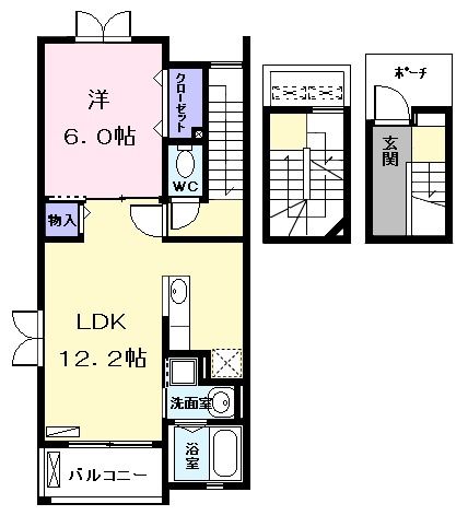 アリビエ　Iの間取り