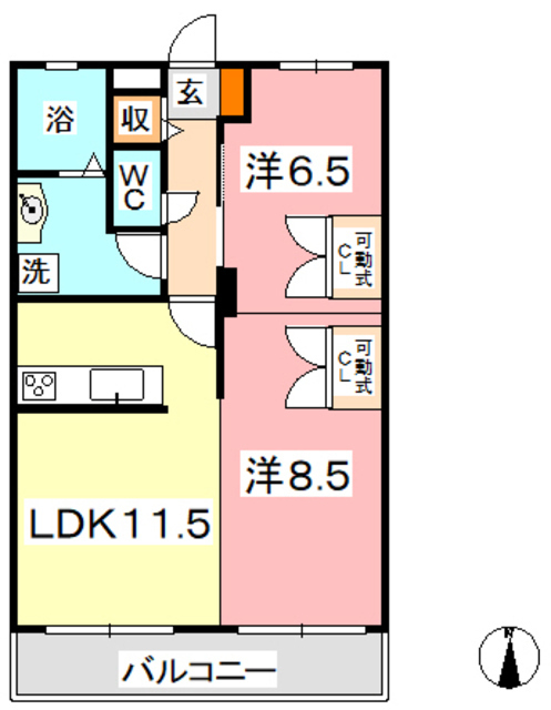 ルミナスの間取り