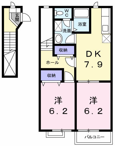 アムロッソ・野市の間取り