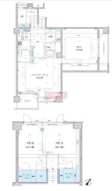 参宮橋マンションの間取り