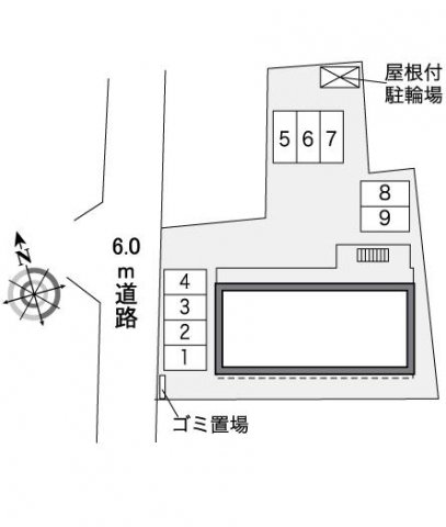 【レオパレス東北野の駐車場】