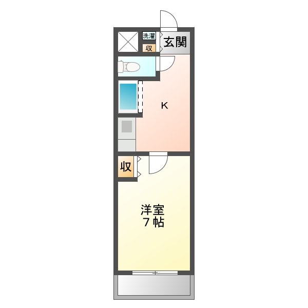 アイルーム東日野の間取り