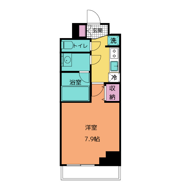 ケリア川口の間取り