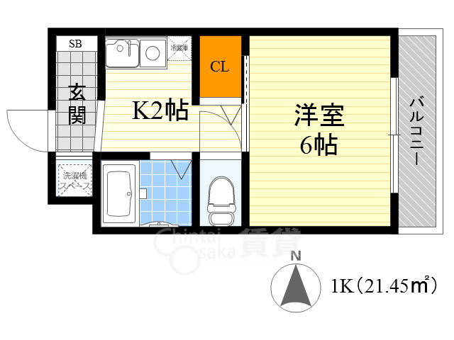 レスポワール東の間取り