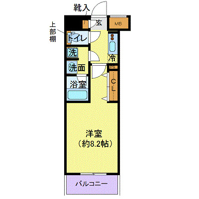 プレール・ドゥーク潮見IIの間取り