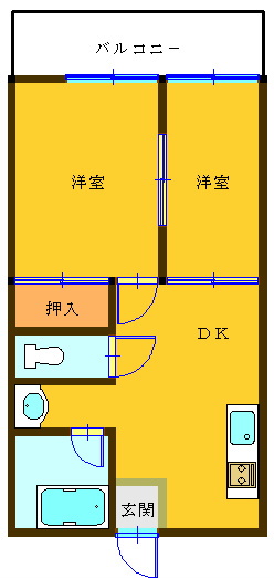 大谷マンションの間取り