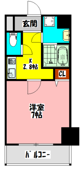 グランエクラ今市の間取り