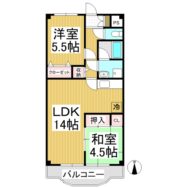 リヴェールの間取り