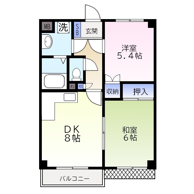 ハピネスみずほ台の間取り