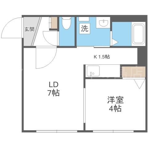 【札幌市南区澄川五条のマンションの間取り】