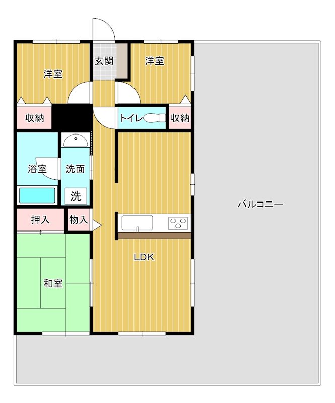 シャルム高崎倉賀野の間取り