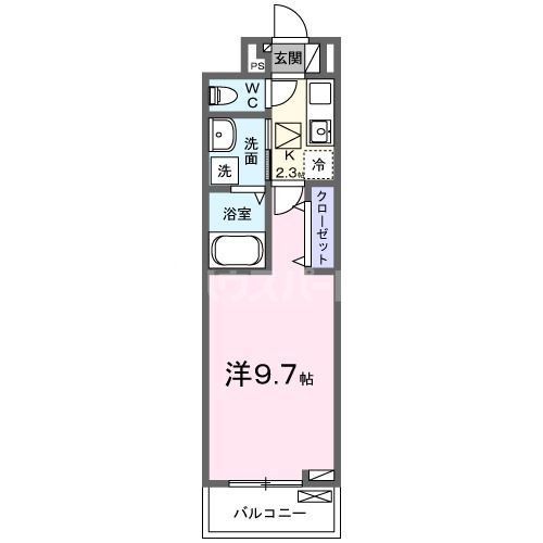 松戸市秋山のアパートの間取り