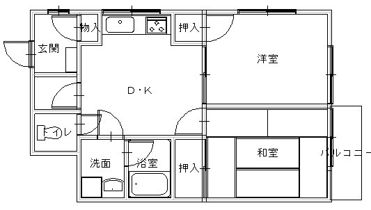 NYテラスの間取り