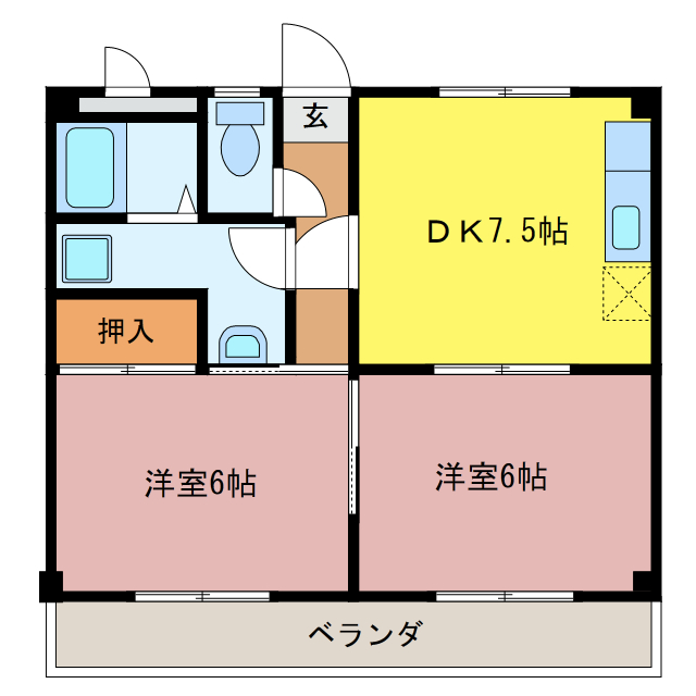 サンライズ大池の間取り