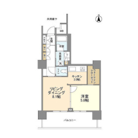 江東区豊洲のマンションの間取り