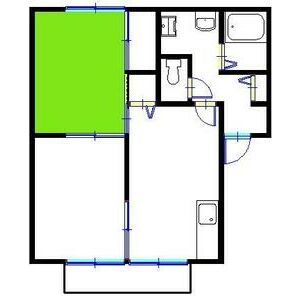 三木市大村のアパートの間取り