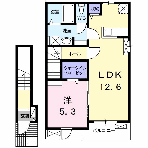 ルミエール古庄Iの間取り