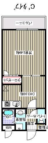 姫路市北条のマンションの間取り