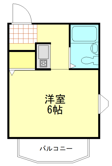 枚方市片鉾本町のマンションの間取り