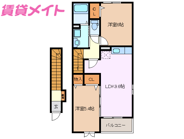 アバンツァート　Iの間取り