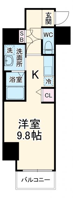 アクアラフォレ豊中の間取り