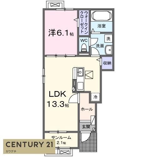 ベーゼン高洲二番館の間取り