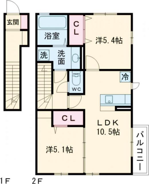 ベル コリーヌの間取り