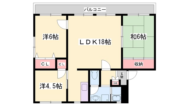 アルテハイム姫路の間取り