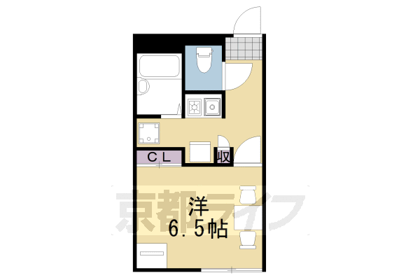 亀岡市呉服町のアパートの間取り