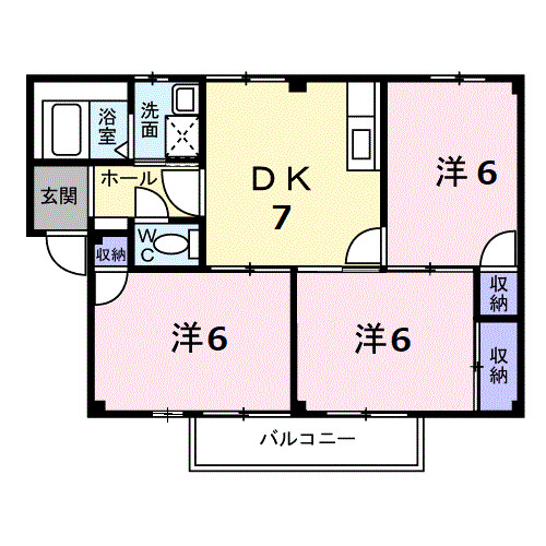 美ノ浜壱番館の間取り