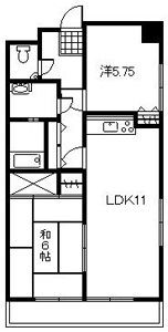 マンションミゾロクの間取り