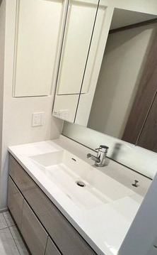 洗面設備　※別部屋の参考写真です。