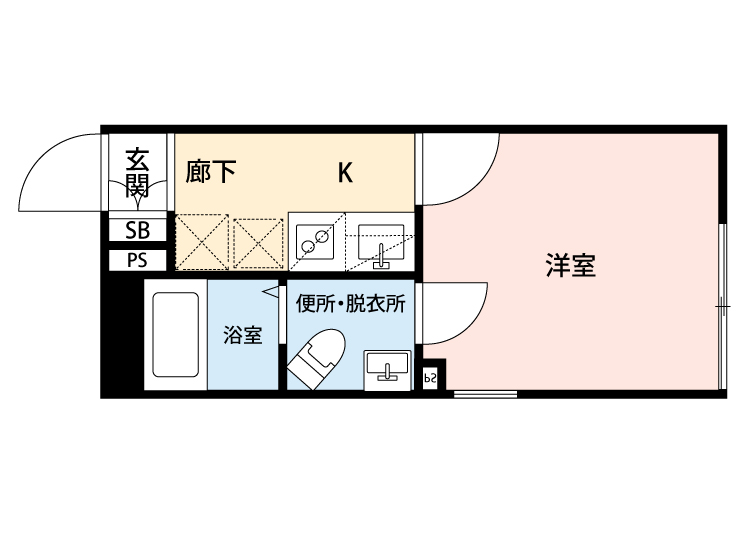 LysBlanc 東日暮里の間取り