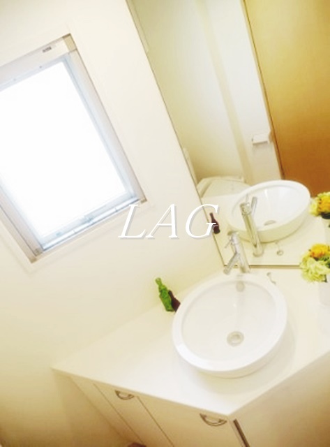 洗面設備　洗面台です。