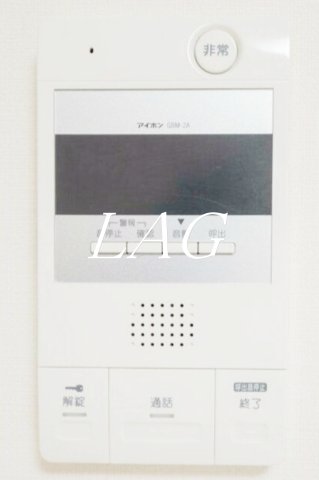 セキュリティ　モニター付きインターホンです。