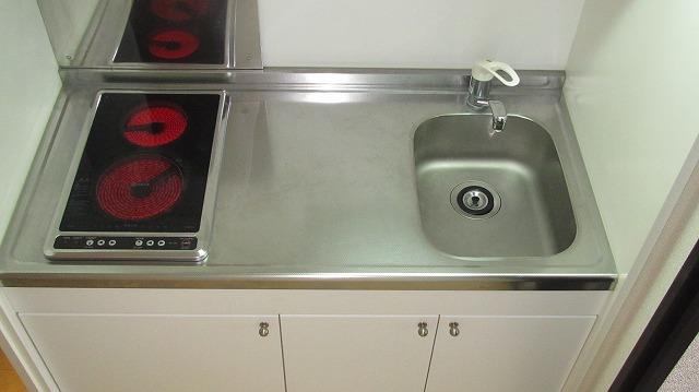 キッチン　ワイドキッチン　２口ラジエントヒーター