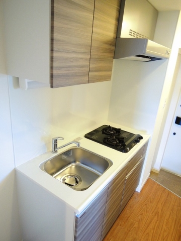 キッチン　2口ガスシステムキッチン