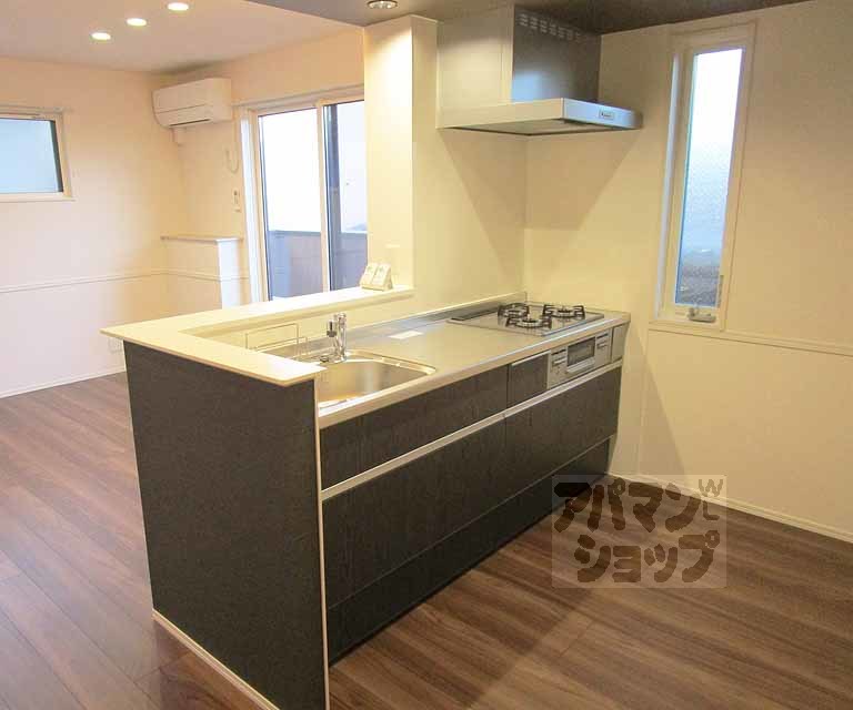 キッチン　３０２号室の写真です。