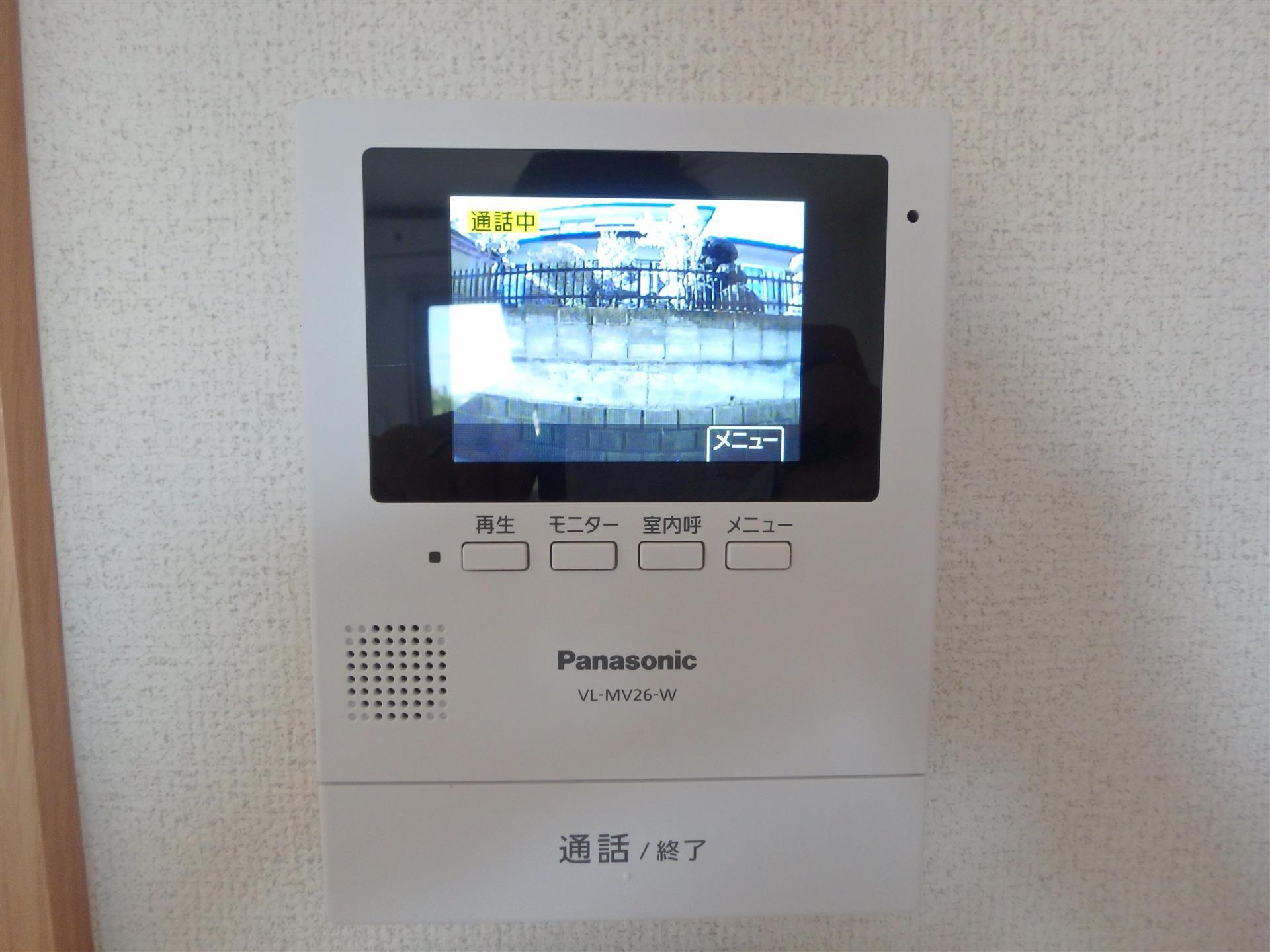 セキュリティ　録画機能付きのTVモニターホンです