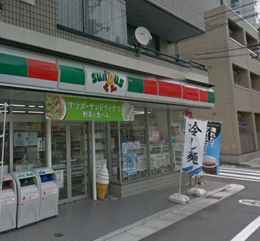 コンビニ　サンクス 東中延一丁目店（コンビニ）まで110m
