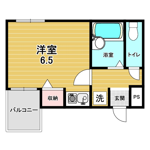 摂建ビルドの間取り写真