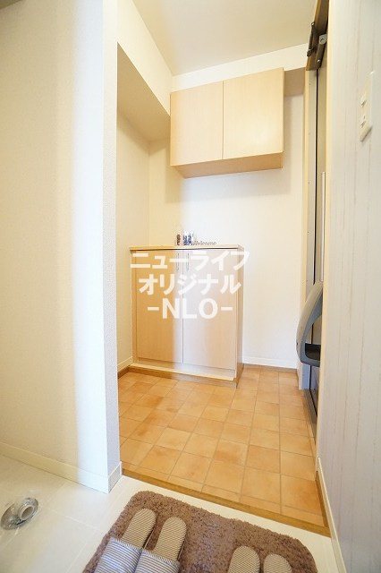 玄関　シューズボックス付きなので玄関周りがスッキリとします☆